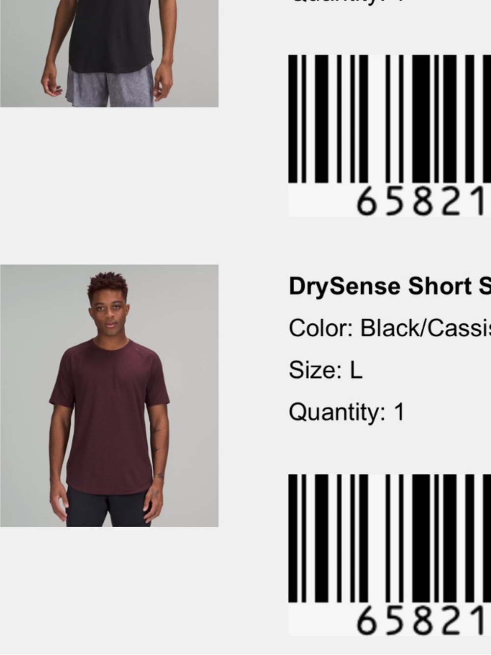 Lululemon drysense tee
